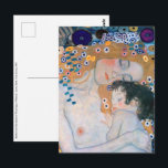 Gustav Klimt - Mother and Child Postcard<br><div class="desc">Mother and Child (detail of Three Ages of Woman) - Gustav Klimt,  Oil on Canvas,  1905</div>