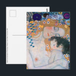 Gustav Klimt - Mother and Child Postcard<br><div class="desc">Mother and Child (detail of Three Ages of Woman) - Gustav Klimt,  Oil on Canvas,  1905</div>