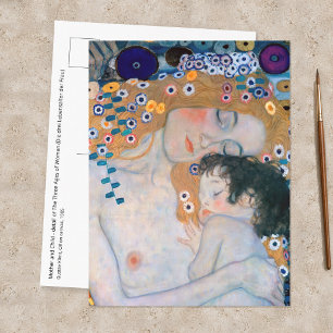 Gustav Klimt - Mother and Child Postcard