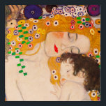 Gustav Klimt  -  Mother and Child Poster Acrylic Print<br><div class="desc">Gustav Klimt  -  Mother and Child - Mother and Child is a detailed section of the 1905 Three Ages of Woman painting. This painting is also known as,  "Le Tre Eta Della Donna". In this image,  we focus only on a part of the artwork,  the mother and the child.</div>