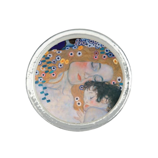 Gustav Klimt - Mother and Child Ring (Front)