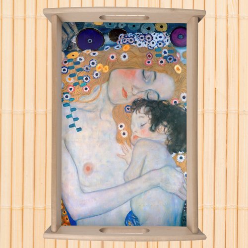 Gustav Klimt _ Mother and Child Serving Tray