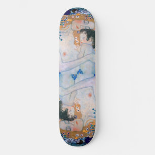 Gustav Klimt - Mother and Child Skateboard