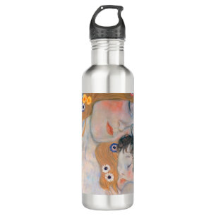Gustav Klimt - Mother and Child Stainless Steel Water Bottle