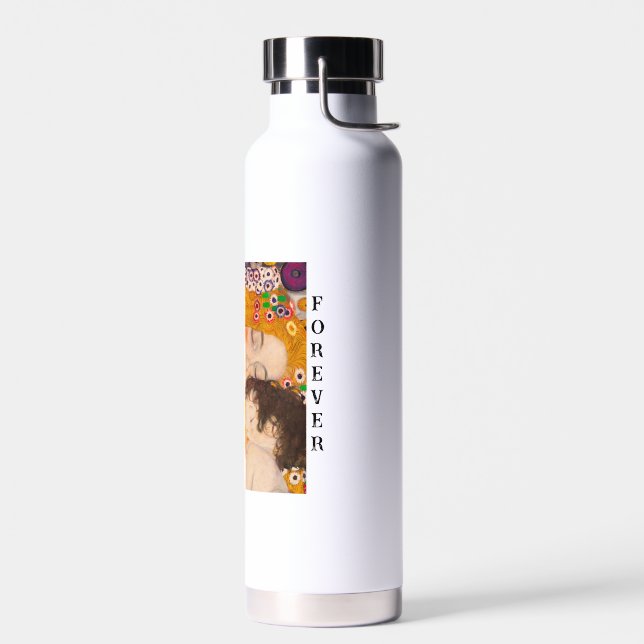 Gustav Klimt - Mother and Child Water Bottle (Left)