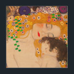 Gustav Klimt - Mother and Child Wood Wall Art<br><div class="desc">Gustav Klimt  -  Mother and Child - Mother and Child is a detailed section of the 1905 Three Ages of Woman painting. This painting is also known as,  "Le Tre Eta Della Donna". In this image,  we focus only on a part of the artwork,  the mother and the child.</div>