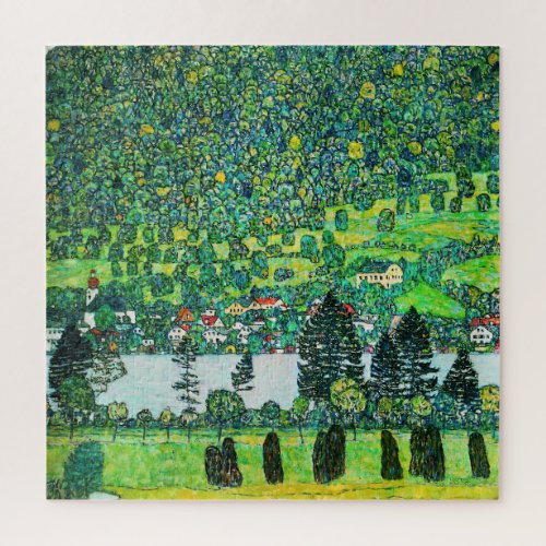 Gustav Klimt _ Mountain Slope at Unterach Jigsaw Puzzle