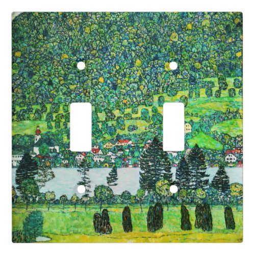 Gustav Klimt _ Mountain Slope at Unterach Light Switch Cover