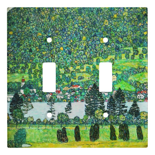 Gustav Klimt - Mountain Slope at Unterach Light Switch Cover (Front)