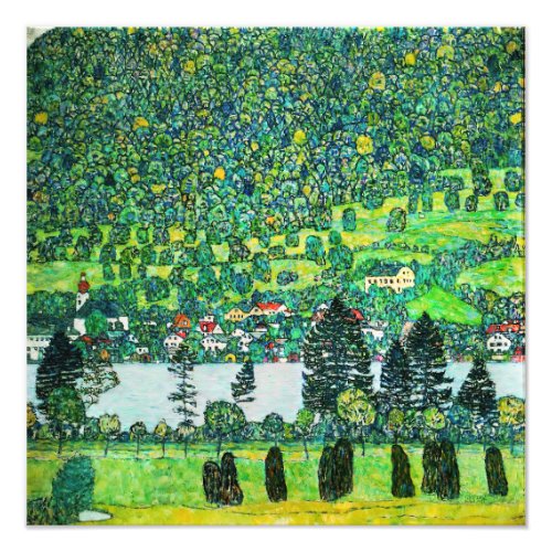 Gustav Klimt _ Mountain Slope at Unterach Photo Print