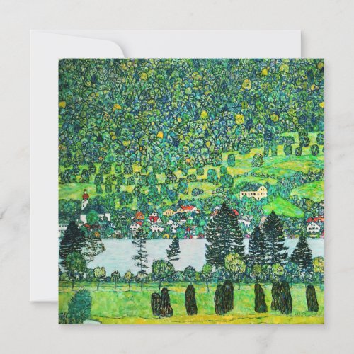 Gustav Klimt _ Mountain Slope at Unterach Thank You Card