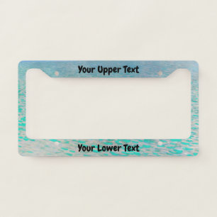 Gustav Klimt - On Lake Attersee License Plate Frame