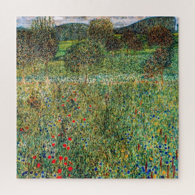 Gustav Klimt - Orchard Jigsaw Puzzle (Vertical)