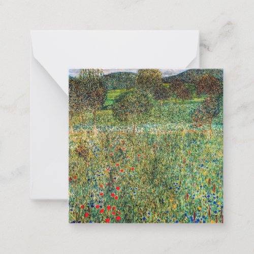 Gustav Klimt _ Orchard Note Card