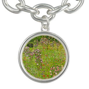 Gustav Klimt Orchard with Roses Bracelet