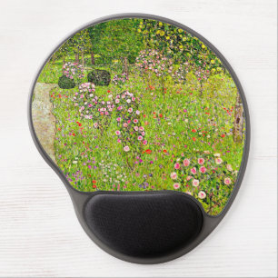 Gustav Klimt Orchard with Roses Gel Mouse Pad