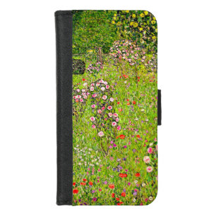 Gustav Klimt Orchard with Roses iPhone 8/7 Wallet Case