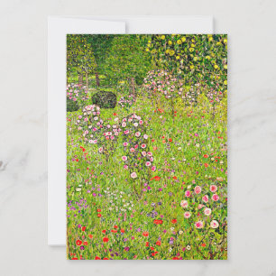 Gustav Klimt Orchard with Roses Save The Date