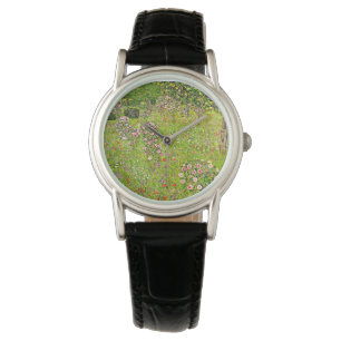Gustav Klimt Orchard with Roses Watch