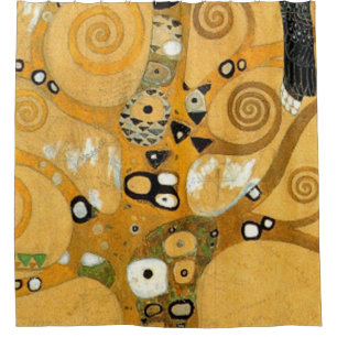 Gustav Klimt Owl In A Tree Shower Curtain