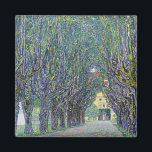 Gustav Klimt painting, Allee at Schloss Kammer Magnet<br><div class="desc">Allee at Schloss Kammer,  famous painting by Austrian artist,  Gustav Klimt</div>