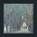 Gustav Klimt painting, Allee at Schloss Kammer Magnet<br><div class="desc">Allee at Schloss Kammer,  famous painting by Austrian artist,  Gustav Klimt</div>