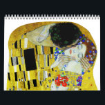 Gustav Klimt painting art Calendar<br><div class="desc">Gustav Klimt painting art</div>