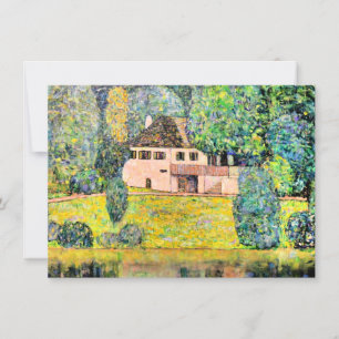 Gustav Klimt painting, Litzlbergkeller, Card