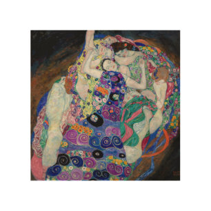 Gustav Klimt Painting The Virgin Wood Wall Art