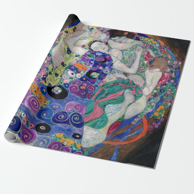 Gustav Klimt Painting The Virgin Wrapping Paper (Unrolled)