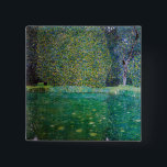 Gustav Klimt - Park of Schloss Kammer am Attersee Button<br><div class="desc">Pond of Schloss Kammer on Attersee / The Park of Schloss Kammer am Attersee - Gustav Klimt,  Oil on Canvas,  1910</div>