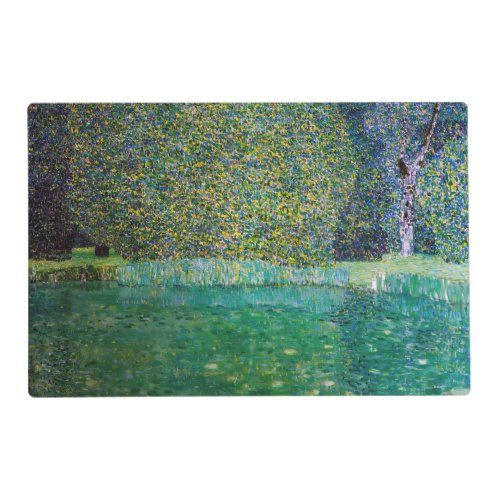 Gustav Klimt _ Park of Schloss Kammer am Attersee Placemat