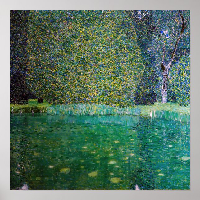 Gustav Klimt - Park of Schloss Kammer am Attersee Poster (Front)