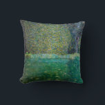 Gustav Klimt - Park of Schloss Kammer am Attersee Throw Pillow<br><div class="desc">Pond of Schloss Kammer on Attersee / The Park of Schloss Kammer am Attersee - Gustav Klimt,  Oil on Canvas,  1910</div>