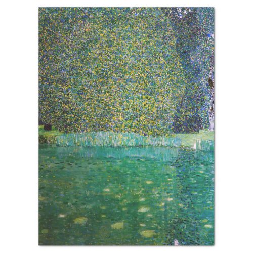 Gustav Klimt _ Park of Schloss Kammer am Attersee Tissue Paper
