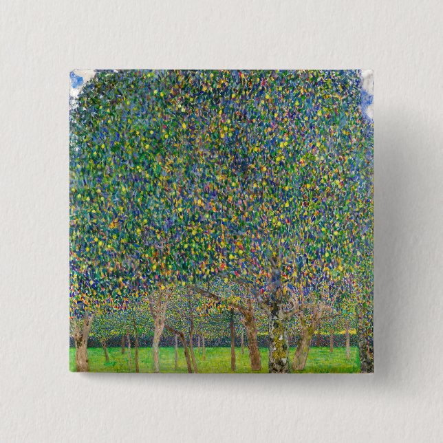 Gustav Klimt - Pear Tree Button (Front)