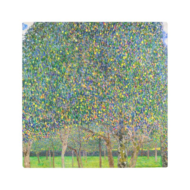 Gustav Klimt - Pear Tree Metal Print (Front)