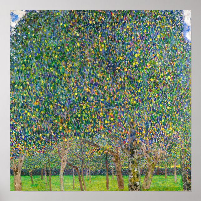Gustav Klimt - Pear Tree Poster (Front)