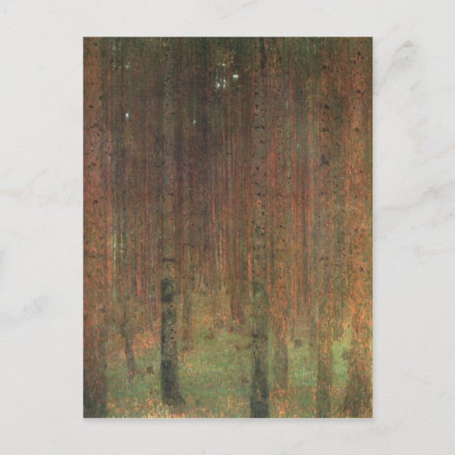 Gustav Klimt - Pine Forest Postcard (Front)