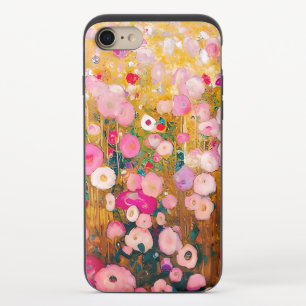 Gustav Klimt Pink Flower Garden Artistic Case