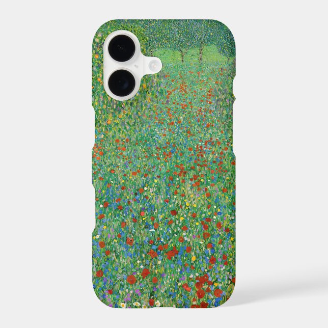 Gustav Klimt - Poppy Field Case-Mate iPhone Case (Back)