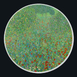 Gustav Klimt - Poppy Field Ceramic Knob<br><div class="desc">Poppy Field / Field of Poppies - Gustav Klimt,  Oil on Canvas,  1907</div>