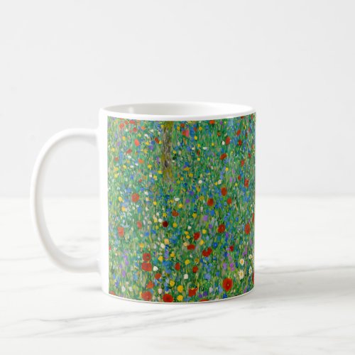 Gustav Klimt _ Poppy Field Coffee Mug