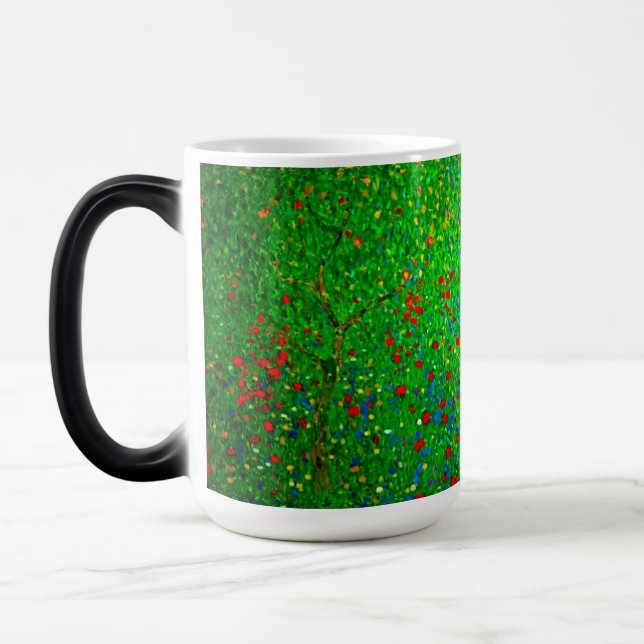Gustav Klimt Poppy Field Color Morph Mug (Left)