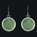 Gustav Klimt - Poppy Field Earrings<br><div class="desc">Poppy Field / Field of Poppies - Gustav Klimt,  Oil on Canvas,  1907</div>