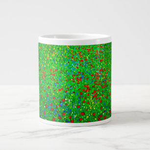 Gustav Klimt Poppy Field Giant Coffee Mug