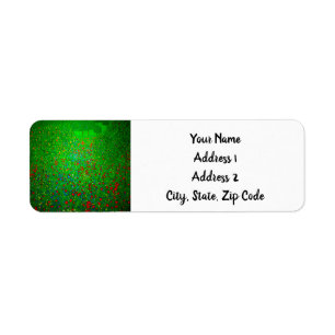 Gustav Klimt Poppy Field Label
