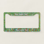 Gustav Klimt - Poppy Field License Plate Frame<br><div class="desc">Poppy Field / Field of Poppies - Gustav Klimt,  Oil on Canvas,  1907</div>