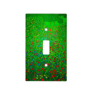 Gustav Klimt Poppy Field Light Switch Cover