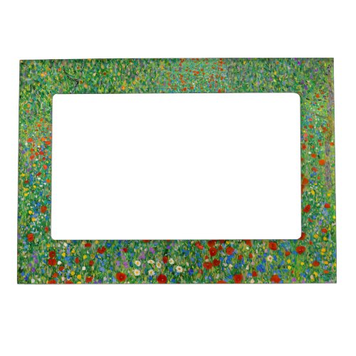 Gustav Klimt _ Poppy Field Magnetic Frame